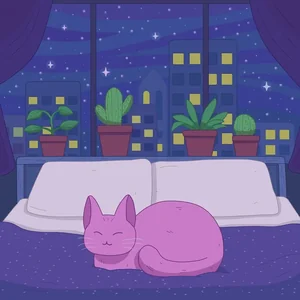 Indigo Dreams cover art by Purrple Cat
